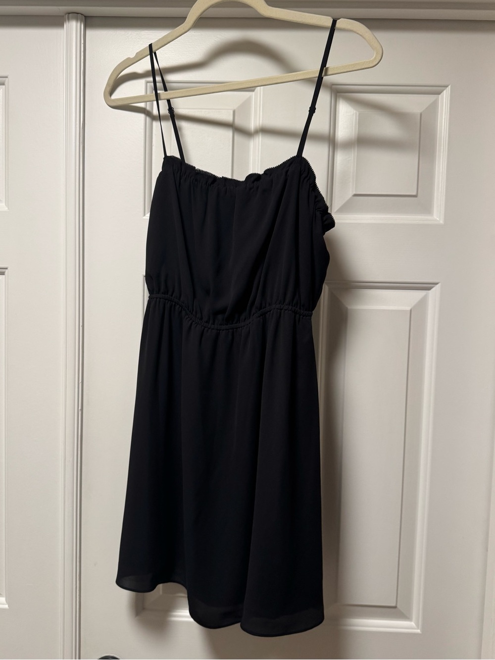Black mini dress